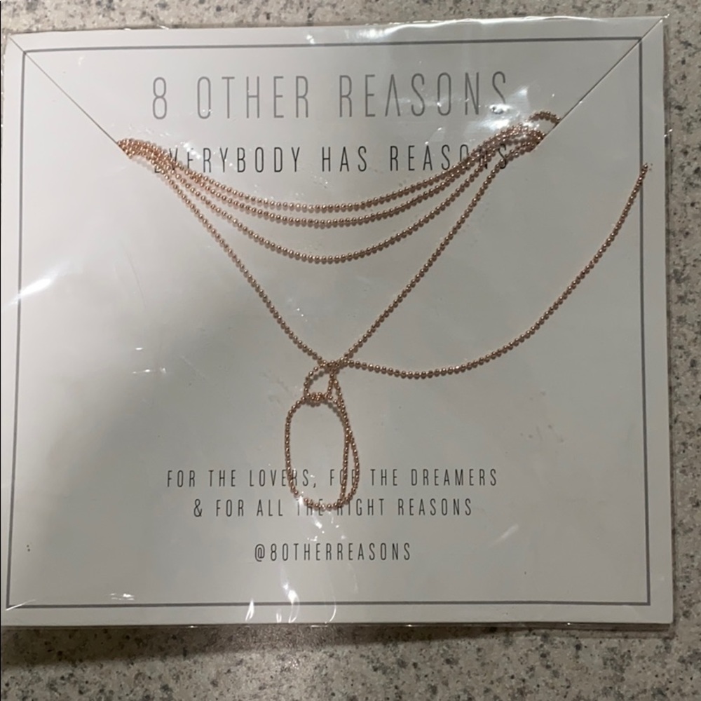 Nine Lives Choker in rose gold